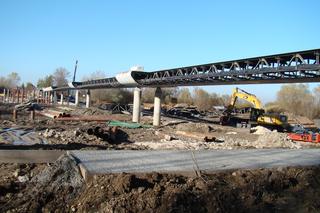 Remont mostu w Ostrowie - listopad 2020