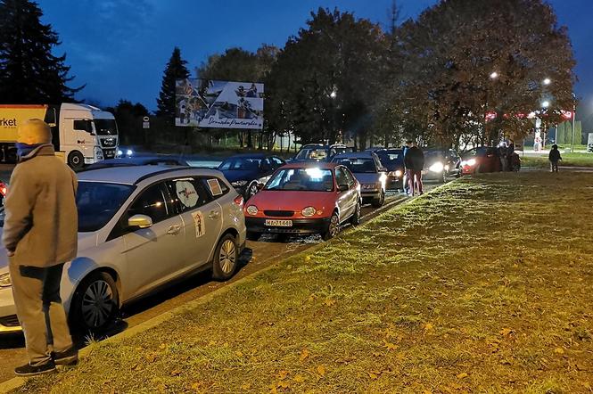 Protest samochodowy w Drawsku Pomorskim