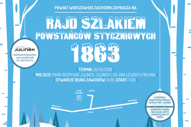 Narciarski Rajd Szlakiem Powstańców Styczniowych 1863 r.