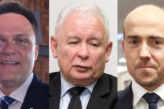 Najnowszy sondaż. Jarosław Kaczyński i Szymon Hołownia się cieszą. Dramat Borysa Budki!