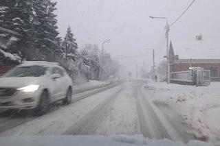 Zima, śnieg i fatalne warunki na drogach