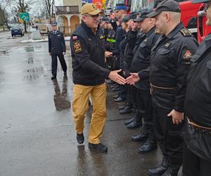 Iławscy strażacy spotkali się z szefem z Warszawy