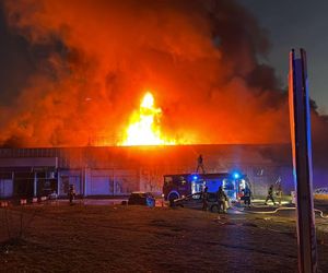 Pożar sklepu z chińską odzieżą w Rudzie Śląskiej