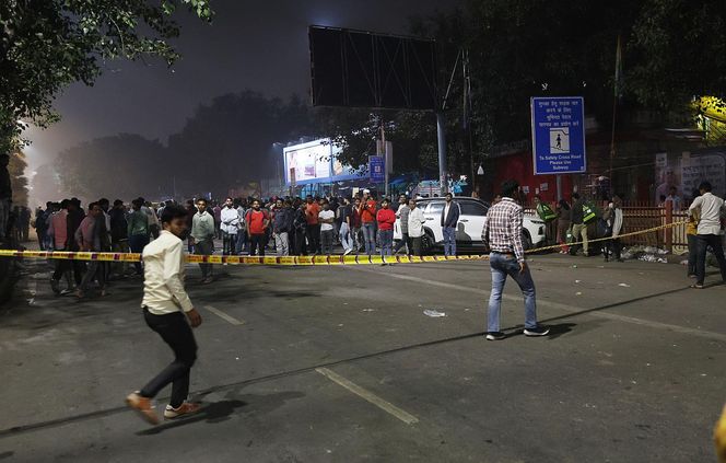 Wybuch samochodu w Nowym Delhi