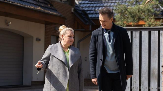Na dobre i na złe, odcinek 816: Falkowicz (Michał Żebrowski),  Jadzia (Aldona Janowska)