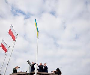 Kraków. Flaga Ukrainy wróciła na Kopiec Kościuszki. Nie niszczy się symboli