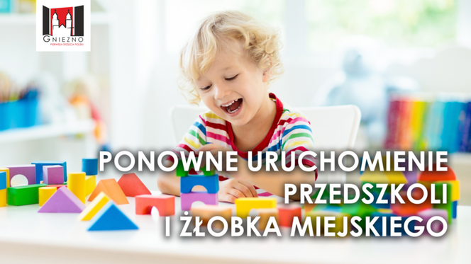 Miejskie przedszkola i żłobek wznawiają zajęcia opiekuńcze 
