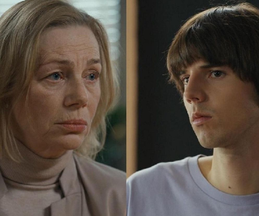 Barwy szczęścia, odcinek 3184. Wanda (Maja Barełkowska), Wiktor (Grzegorz Kestranek)