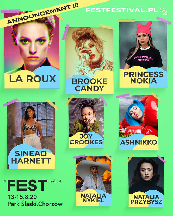Fest Festival 2020 - LINE-UP z wielkimi gwiazdami! 8 kobiet dołącza do listy