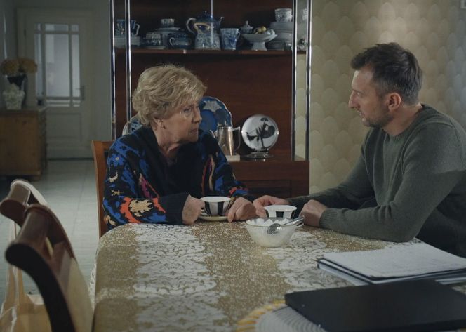 M jak miłość odc. 1854. Barbara (Teresa Lipowska), Bartek (Arkadiusz Smoleński)