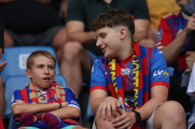 Kibice na meczu Piast Gliwice - Górnik Zabrze