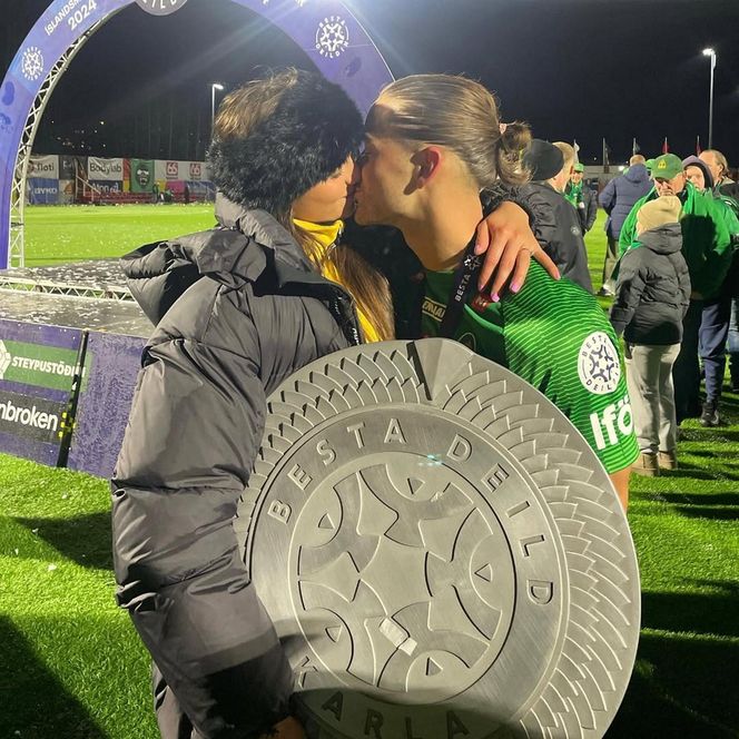 Partnerki piłkarzy mistrza Islandii
