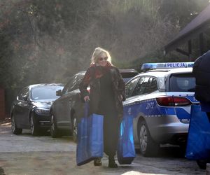 Sylwia Wysocka z komornikiem do bylego