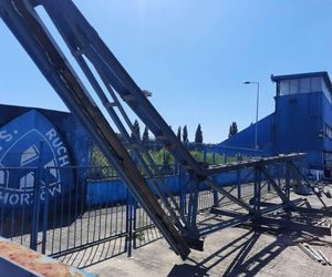 Trwa rozbiórka stadionu Ruchu Chorzów