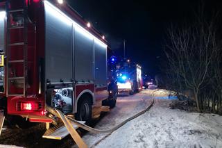 Tragiczny pożar pod Olkuszem. Nie żyje mężczyzna wyniesiony z płonącego domu