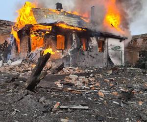 Wojna w Ukrainie. Atak rakietowy na Kijów