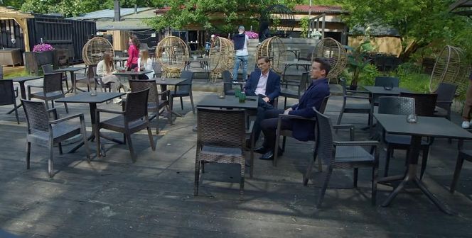 M jak miłość odc. 1887. Jakub Karski (Krzysztof Kwiatkowski), Olek (Maurycy Popiel)