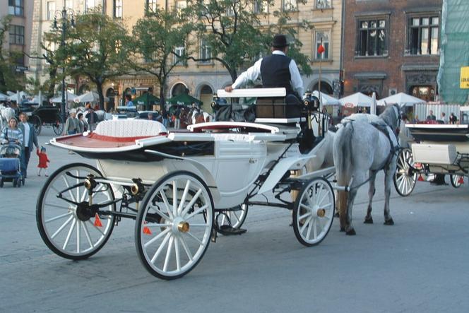 Kraków zamyka postój dla dorożek. Zakaz przejazdu przez Rynek Główny