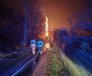 Potężny wyciek gazu w Krakowie. Ogromny słup ognia poderwał mieszkańców na nogi!