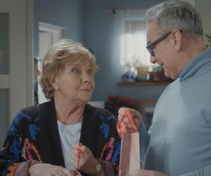 M jak miłość odc. 1857. Barbara (Teresa Lipowska), Jacek (Robert Gonera)