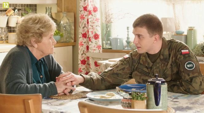 M jak miłość odc. 1869. Barbara (Teresa Lipowska), nowy Mateusz (Rafał Kowalski)