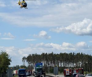 Wypadek na autostradzie A6