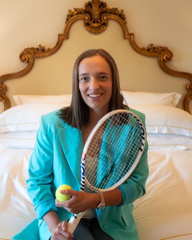 Iga Świątek w The Plaza Hotel