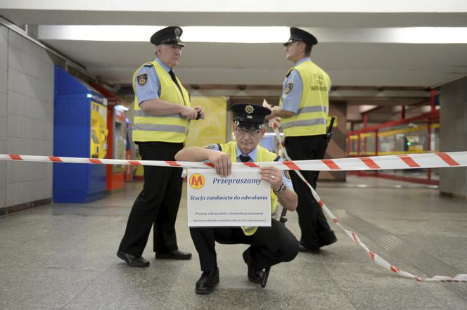Wypadek na stacji metra Pole Mokotowskie