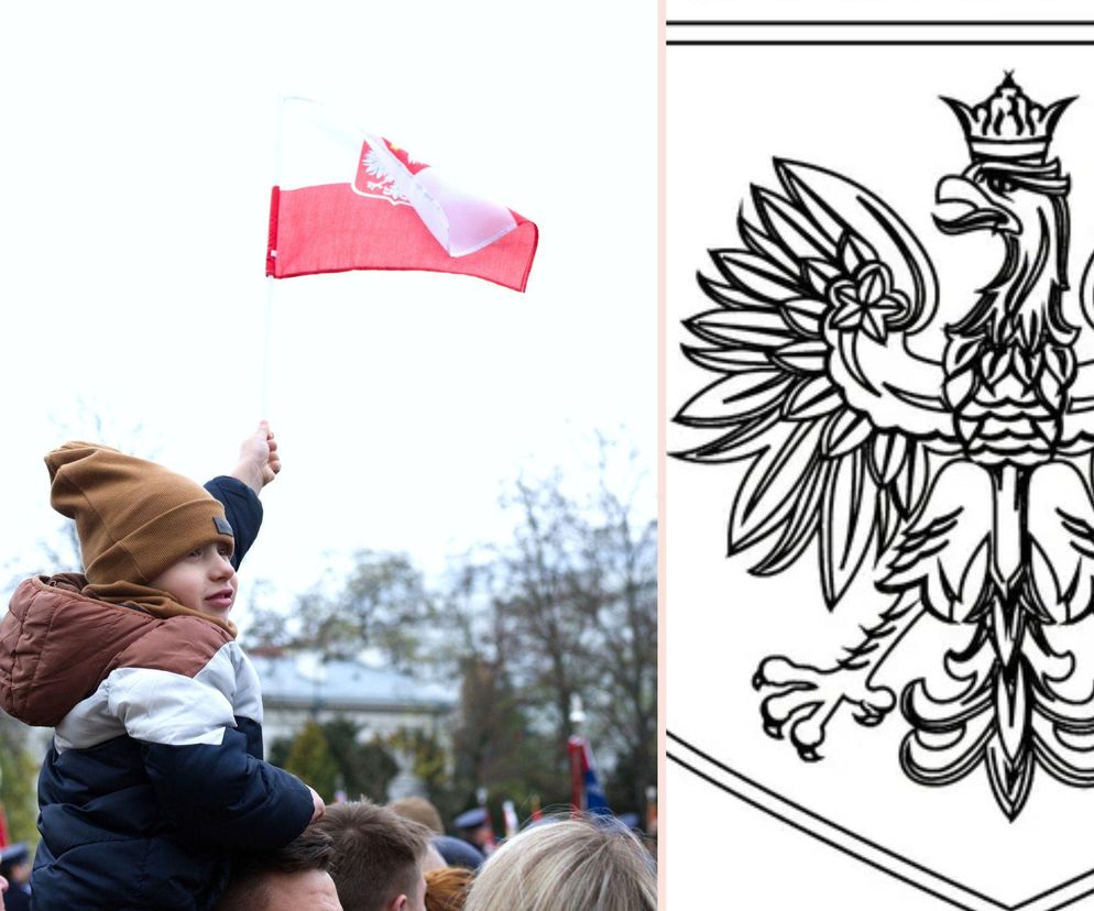 Wydrukuj dziecku kolorowankę na Święto Niepodległości