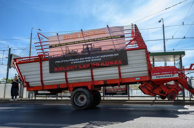 Protest rolników w Poznaniu