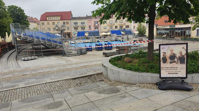 Mityng Gwiazd 2025. Arena na Rynku Kościuszki prawie gotowa