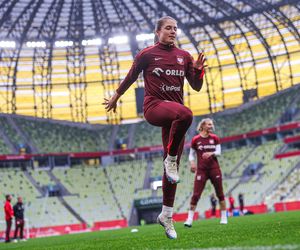 Marta Nawrocka na zgrupowaniu piłkarskiej reprezentacji kobiet