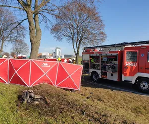 Koszmarny wypadek pod Kaliszem. 40-latek roztrzaskał bmw na drzewie