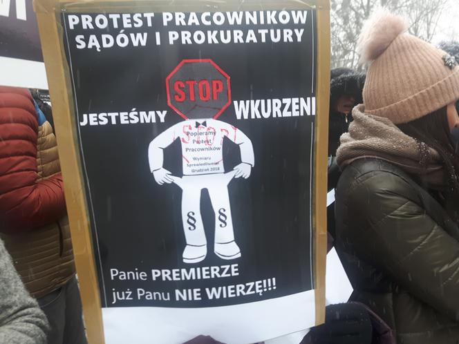 Protest pracowników prokuratury