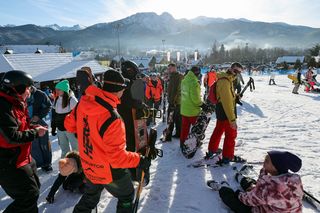 Oblężenie turystów w Tatrach na Boże Narodzenie