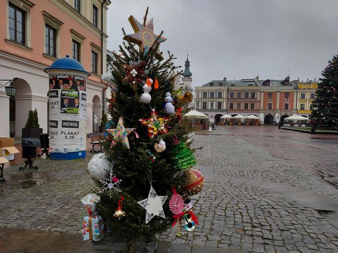  Zamojskie przedszkola i szkoły dekorowały choinki