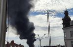 Pożar przy ulicy Dojazd w Tarnowie