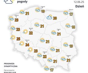 Nadchodzi pierwsza fala upałów w Polsce. Prognoza IMGW do 14.06.2025 r. 