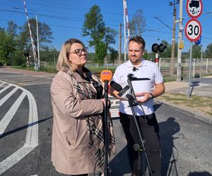 Przejazd kolejowy Starachowice Zachodnie otwarty