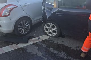 Groźny wypadek na wjeździe do Warszawy na S2