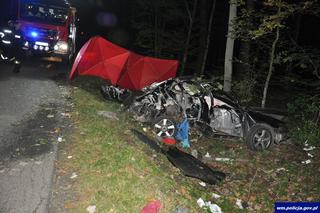 Tragiczny wypadek pod Lidzbarkiem. Zginęła 25-letnia kobieta. Była pasażerką [ZDJĘCIA]