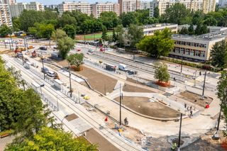 Tramwajem na Stegny pojedziesz już za chwilę. Kończy się budowa odnogi tramwaju do Wilanowa