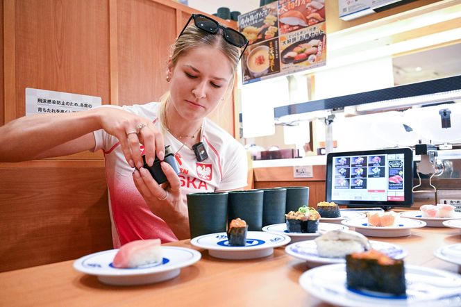 Pia Skrzyszowska lubi sushi