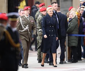 Jesienne stylizacje pierwszych dam