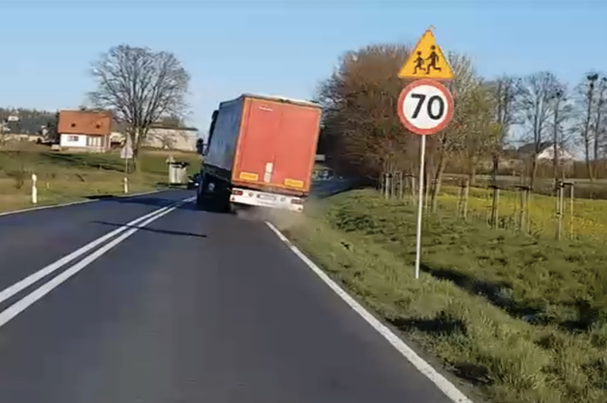 Pijany kierowca ciężarówki