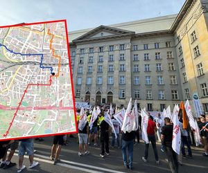 Protest górników i hutników. Wielkie zmiany w komunikacji