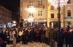 Wiec przeciwko przemocy i nienawiści w Toruniu
