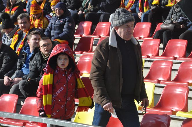 Korona Kielce - Motor Lublin. Kibice na Exbud Arenie