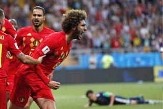 1/8 MŚ Rosja 2018: Belgia-Japonia: Marouane Fellaini 