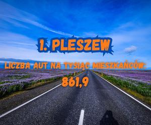 W jakich wielkopolskim miastach jest najwięcej samochodów? 